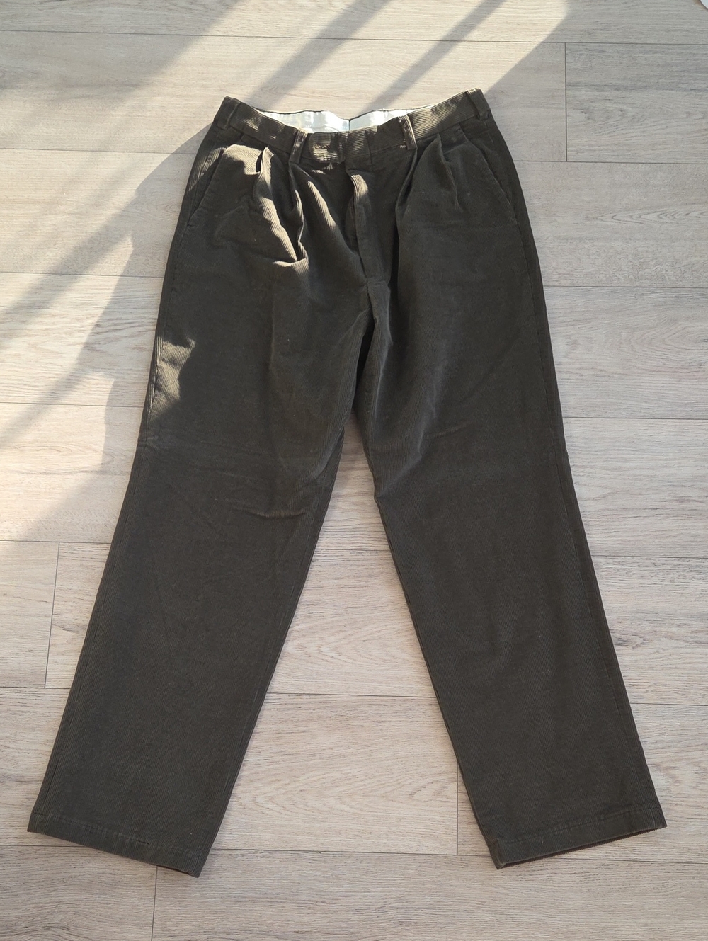 KEITHMOOR 'Jensen' Men’s Corduroy Pants – LIGHT BROWN, MEN'S 34R, Made In Canada